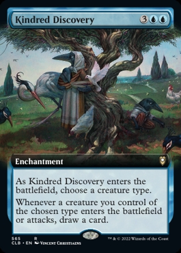 Kindred Discovery Commander Legends- Battle for Baldur's Gate Bordless